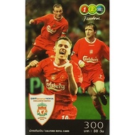 1-2-call Top-Up Card Liverpool football Pattern 2005 *** Used