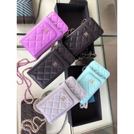 Chanel Bag Female Bag Bag New Product Mobile Phone Bag~Wallet Coin Purse Card Holder Fine Ball Patte