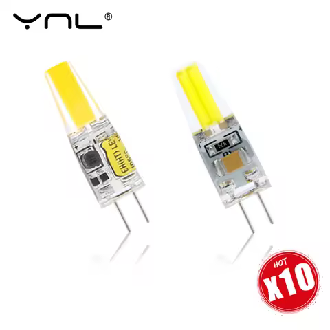 10Pcs G4 LED Lamp AC DC 12V 220V Mini Lampada LED Bulb G4 1505 COB Chip Light 360 Beam Angle Lights 