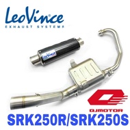 Leovince Exhaust QJMotor SRK250S SRK250R  Full System Stainless Steel Muffler Accessories Ekzos Mani
