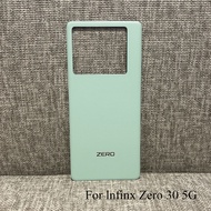 Back Battery Cover Glass Housing For Infinix zero 30 5G Rear Housing Glass Door Back Case camera len
