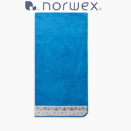 Norwex Bath Towel Marine,Marine Stripes,Eggshell Blue/Tuala Mandi Mikrofiber Biru Laut/Biru Telur/Co