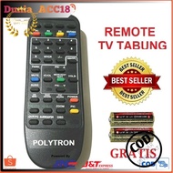 PROMO - Original Remot Remote TV Tabung Polytron /Tabung Televisi