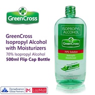 ●GreenCross 70% Isopropyl Alcohol with Moisturizers [500ML] Green Cross Alcohol