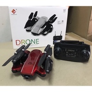 DR โดรน โดรนบังคับวิทยุติดกล้อง Wi-Fi EN71 กล้อง2ตัว ความชัดHD บินล็อกความสูงได้ Drone เครื่องบินบังคับ