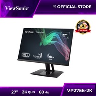 ViewSonic VP2756-2K 27" QHD 2560 x 1440 60Hz 5ms IPS Technology Frameless Design Monitor