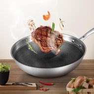 34Cm Non-Stick Stainless Steel Pan