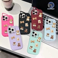 GC102 CUTIE 3D BROWN MACARON STAND SOFTCASE/ CASING hp COMPATIBLE FOR OPPO F11 PRO RENO 4 4F 5 5F 6 