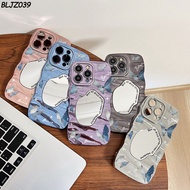 Soft Case Wavy Mirror Motif For iphone X Xs Xr Xs Max