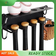 [luxiang.th] Bat Rack Mount for Display, Fence Dugout Organizer Display Organizer Heavy Duty Steel