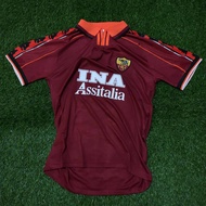 Jersey Bola Retro Vintage As Roma Home 1998/1999