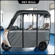 C ❈ Tricycle Awning, Wind Protection Sunshade Awning, High Quality Oxford Cover, Awning, Awning, ❈