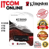 KINGSTON KC3000 512GB 1TB 2TB 4TB M.2 NVME GEN4 SSD
