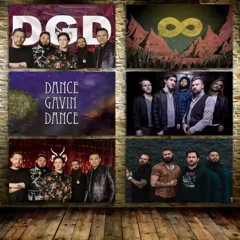 DANCE G-GAVIN DANCE Rock Flags 3x5 Ft custom Banner for Garage Door room decor Wall Out Decoration W