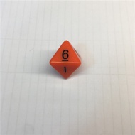 【Worldwide Delivery】 8pieces 8-Sides D8 Digital Dice 8 Sides With Number 1 2 3 4 5 6 7 8 For Funny R