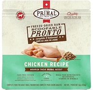 Primal Freeze Dried Dog Food Pronto Chicken 16 oz, Complete & Balanced Scoop & Serve Healthy Grain F