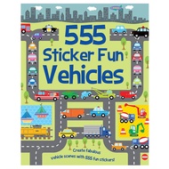 555 Sticker Fun - Vehicles Paperback- Two Windmills