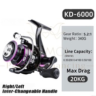 SHIMANO Reel Pancing KD1000-6000 Power Handle Metal Body Handle Spool Reel Fishing Murah Ril Reel Fr