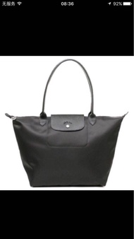 Longchamp Bag neo small  tote Bag 2605 neo black instock 915