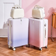 渐变色行李箱女高颜值拉杆箱28大容量学生密码旅行皮箱子26寸