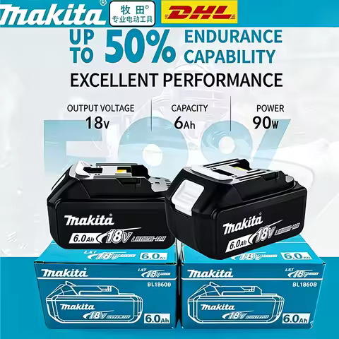 6000mAh Genuine18V Makita 9Ah 6Ah 5Ah 3Ah Makita Battery BL1840 BL1830B BL1850B BL1850 BL1860 BL1815