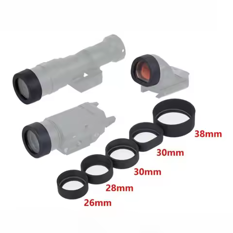 Tactical Hunting Light LED Flashlight AD Custom Lens Guard for M300 M600 X300 X300V Protector MRO SR
