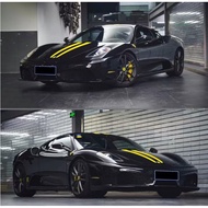 Ferrari F430 Personalized Strap Color Strip Garland 458 488 F360 Hood Rear Decoration Sticker