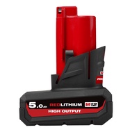 Milwaukee M12 5.0AH High Output Battery / Latest Series High Output Battery / M12HB5
