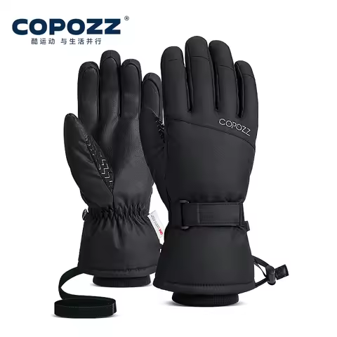 Copozz Adult Warm Winter Ski Gloves Waterproof 3M Thinsulate Snowboard Gloves Thermal Motorcycle Cyc