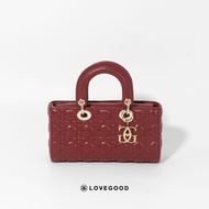 [ LoveGood ] Bella MR กระเป๋าหนังแกะแท้  ทรง East-Wast อะไหล่ทอง Logo LoveGood ไซส์ 10”