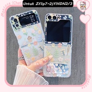 HP Moecase Exclusive Unique Cute Folding Case Samsung Z Flip 7 Case /2/3/4/5/6 And For OPPO FIND N2 