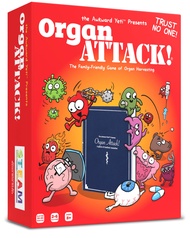 The Awkward Yeti Organ Attack! Card Game, A Family Fun Game for Kids and Adults - Funny Playing Card