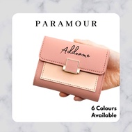 CUTEWALLET FREE ADDNAME Wallet  CardHolder Women's Purse Dompet LadyBags Pouch Bag Corporate Gift ar