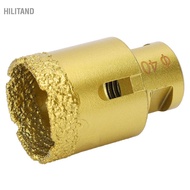 Hilitand Hole Saw  M14 Glass Marble Tile Opener Diameter 40mm Brazing Drill Bit Drilling for Electri