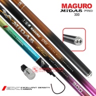 Tegek Fishing Rod | Pole Maguro Midas Pro | Length 3.0M | 3.3M | 3.6M | EDC Blank Material