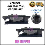 【PERODUA】Perodua ATIVA / AXIA / MYVI 2018 Number Plate Lamp Cover With Bulb (Lampu Plate ATIVA / AXI