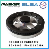 Elba EGH8802X / EGH8803 / EGH8902X & Faber FGH222 / 78BK Burner Cap Full Set 12cm