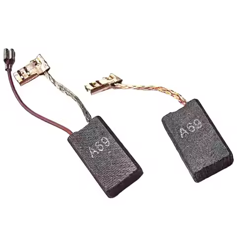 Carbon Brushes 2pcs for Bosch Replacement For 1617014144 1617014135 A69 6 3x12 5x23mm Compatible wit