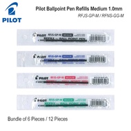 Pilot Ballpoint Pen Super Grip / Rex Grip / BP145 / Ocean Pen Refills Medium 1.0mm (RFJS-GP-M / RFNS