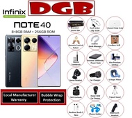 Infinix Note 40 | 8GB+8GB Extended Ram+256GB Rom | Triple 108MP Camera | Original Malaysia Set