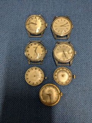 古董手錶零件/擺件 (Omega, Geneva, Rado, Tissot, Seiko)