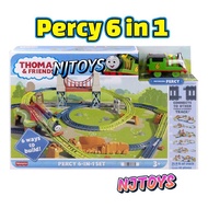 THOMAS AND FRIENDS TRACKMASTER PERCY 6 IN 1 MAINAN KERETA THOMAS