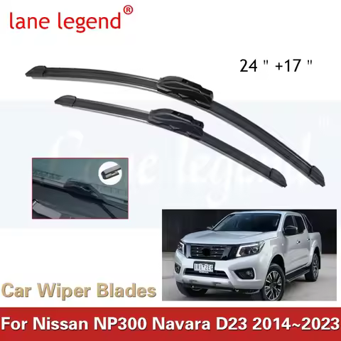 For Nissan NP300 Navara Frontier D23 2014~2023 Car Front Wiper Blades Window Windshield Windscreen B