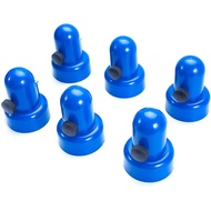 6 Pcs Trampoline Pole Cap 1.5 Inch Diameter Enclosure Safety Caps with Screw Thumb for Trampoline Net