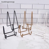 {BUDDI} 1pcs Plate Display Stand Picture Easel Metal Plate Stands Holder Display Pictures Frame Phot