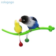 COLO Pet Bird Perch Toy Standing Rest Perch for Small Large Bird Birdcage Accessories