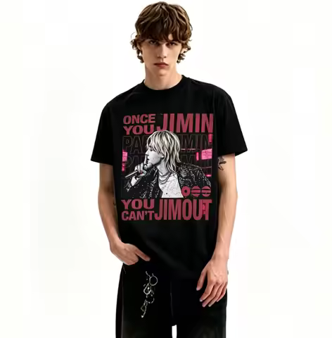 2026 New BTS Jimin Arirang Unisex T-shirt Men Women Summer Cotton Shirt Fashion High Quality Short S