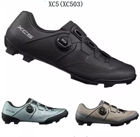 SHIMANO cycling shoes XC503 Mountain Bike Self-locking Shoes XC5 SH-XC502 upgrade Racing OFF ROAD/Cr