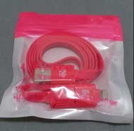 1米, 2 in 1 USB 充電線 (USB to Micro USB/Lightning)