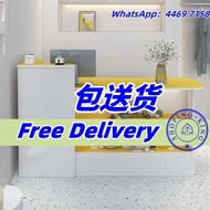 🌟包送貨- 收銀櫃 吧枱桌 收銀台 小型簡約公司前台 門店收銀台 店鋪 鋪頭專用服裝店 奶茶店吧枱辦公枱電腦台table#checkout counter